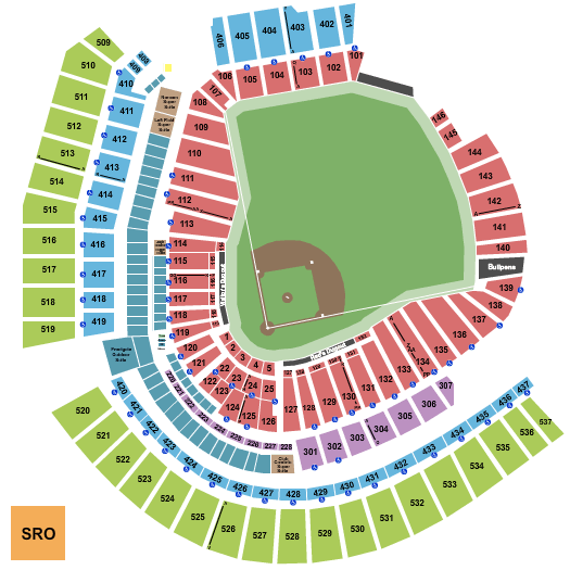 Reds Seating Chart