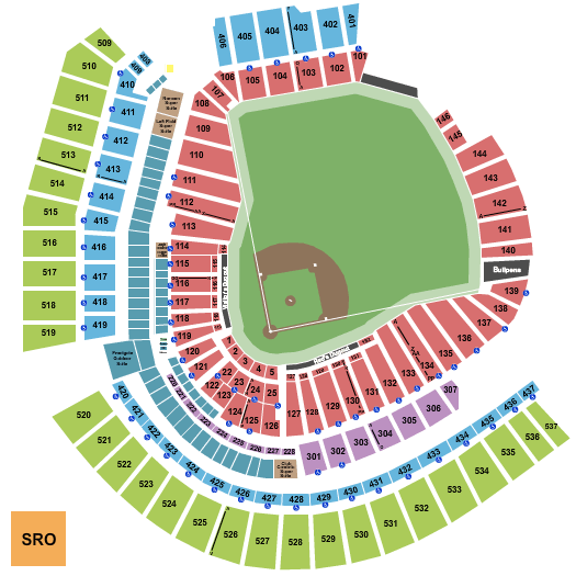 Gabp Seating Chart